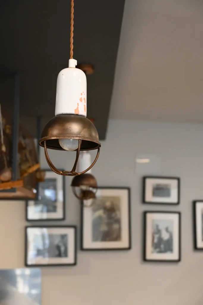 Detalle del Restaurante El Viejo Buzo  en Cudillero, Asturias