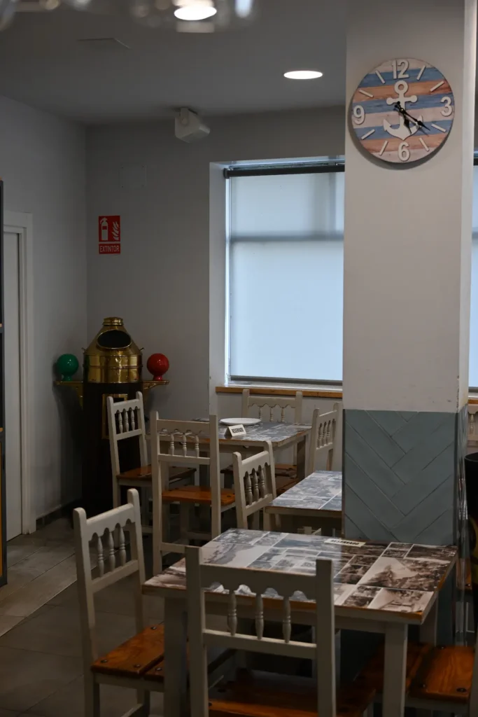 Comedorde El Viejo Buzo, restaurante en Cudillero, Asturias